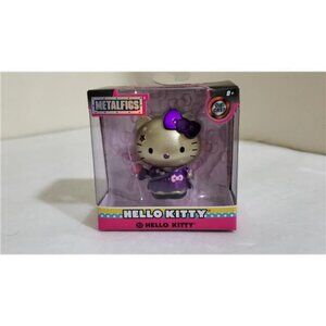 MetalFigs HELLO KITTY Gold with Purple Outfit Diecast Collectible Figure Sanrio